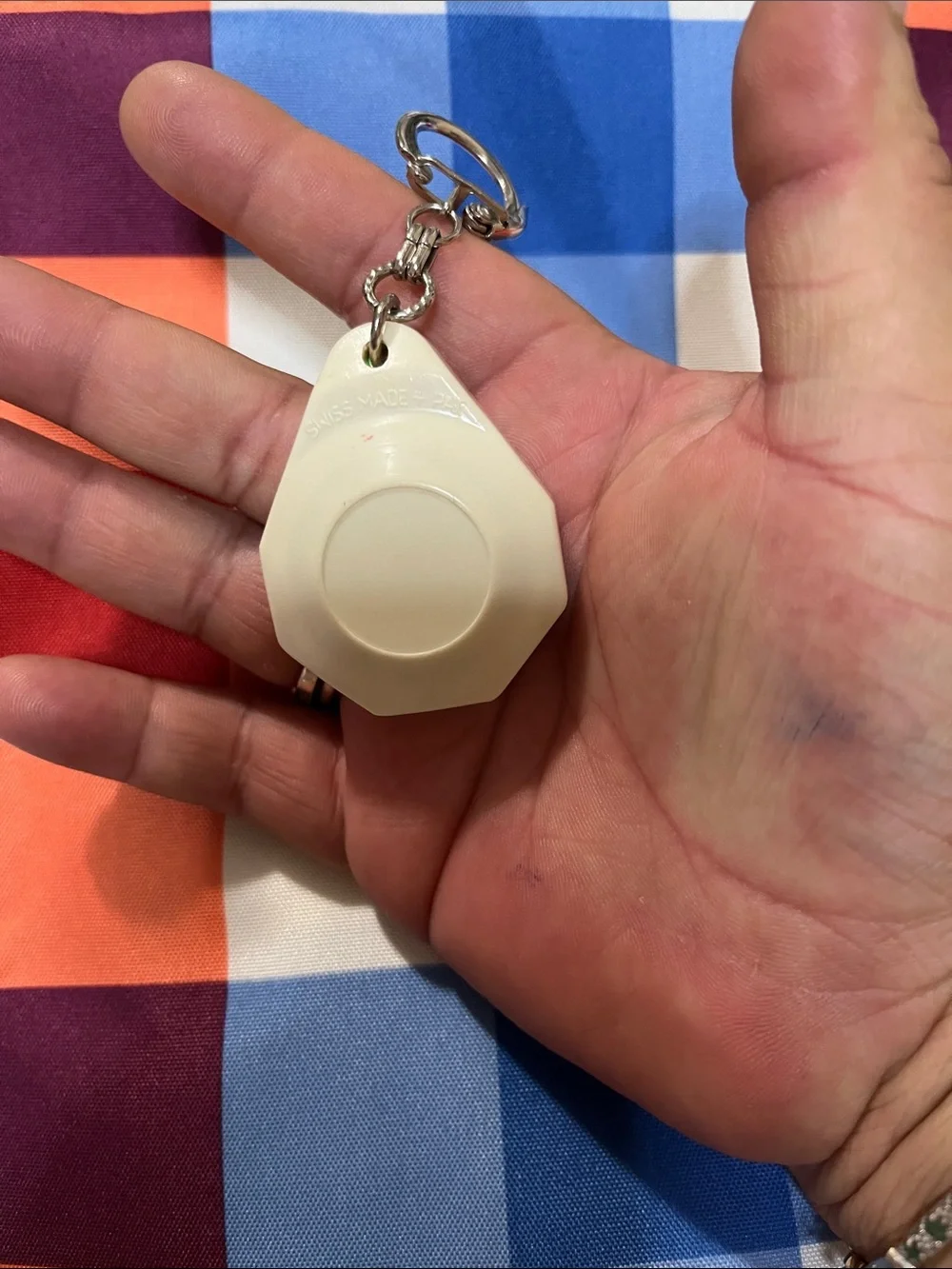 Green & Cream Keychain Timer Key & Card Holder – Unbranded